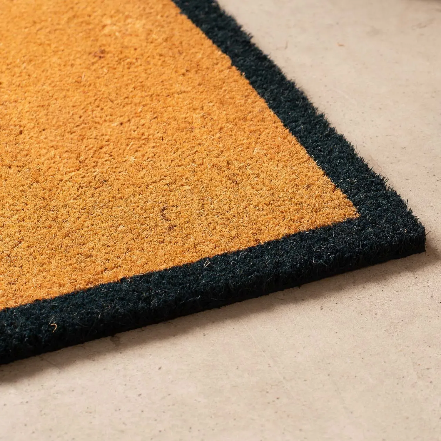 Small Ink Border Doormat - Blue, Coir