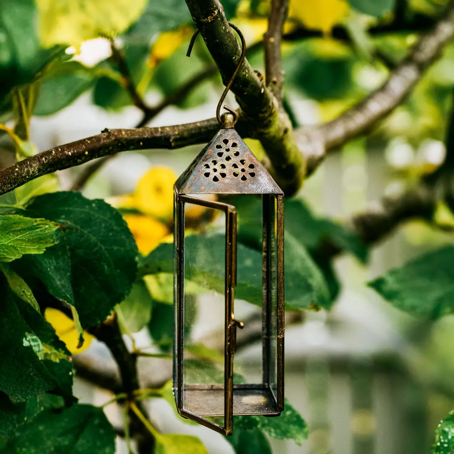 Small Iron Lantern - Black