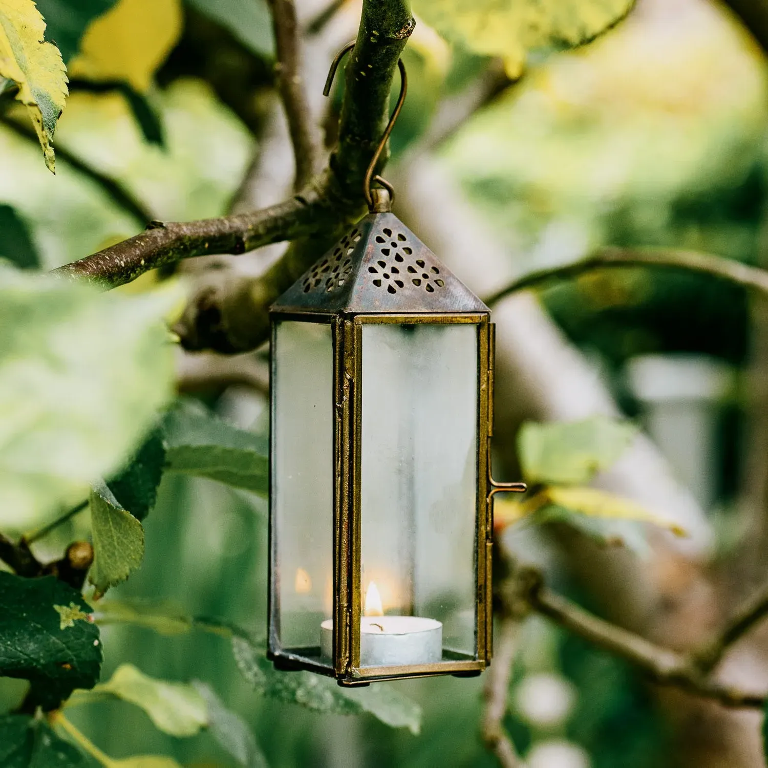 Small Iron Lantern - Black image