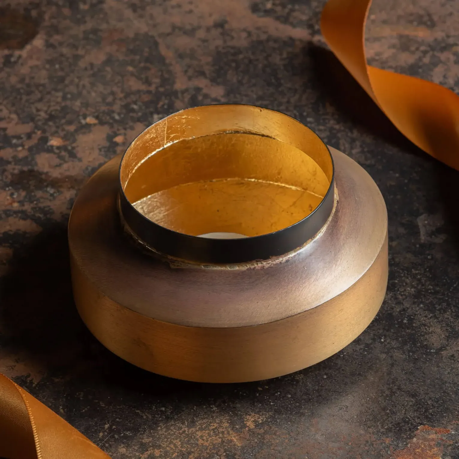 Small Urn Tea Light Holder - Brass, Iron