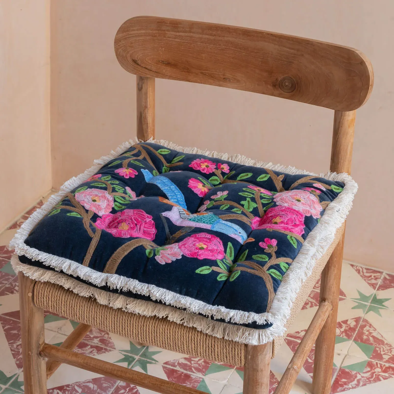 Songbird Seat Pad - Navy, Velvet image