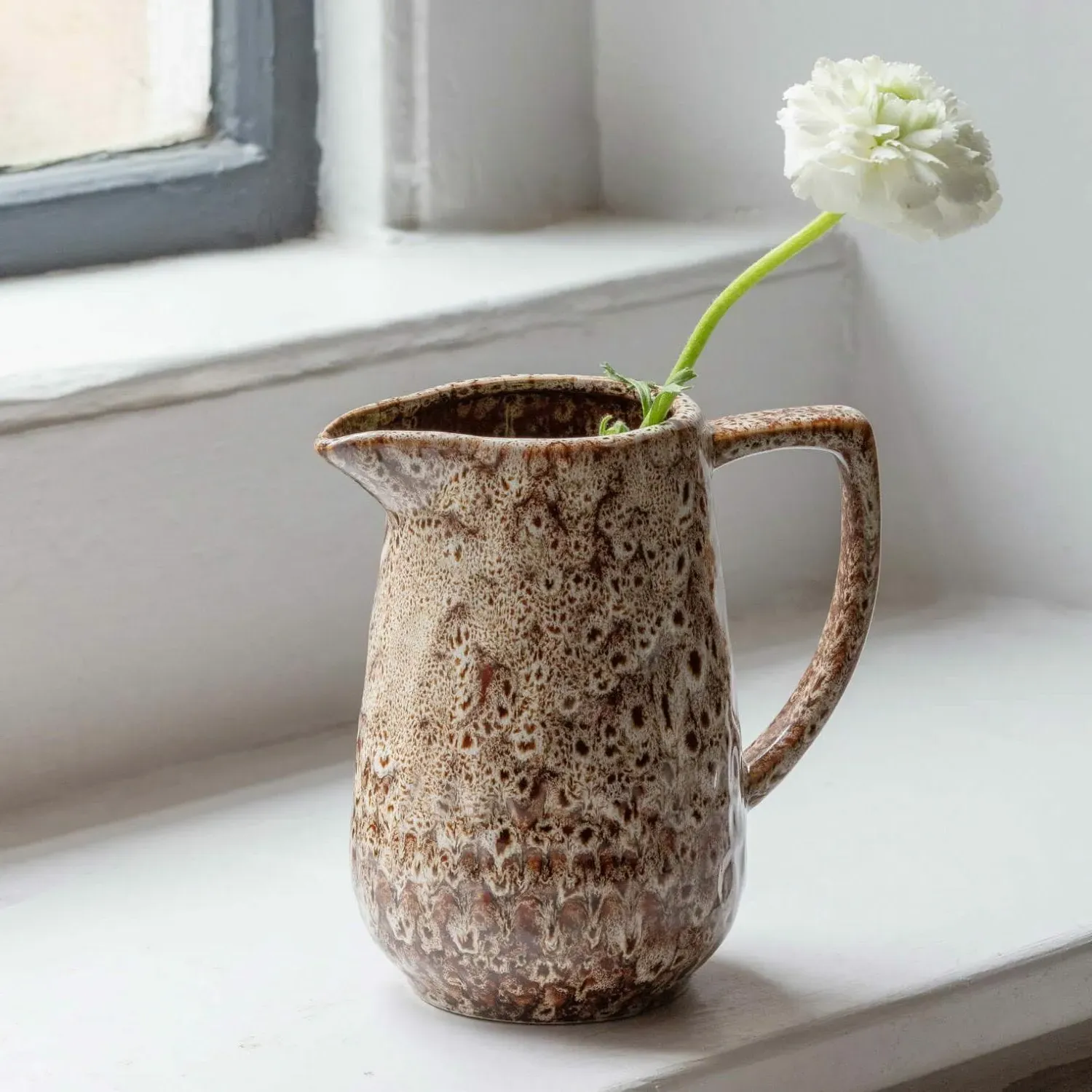 Speckle Jug - Brown, Ceramic image