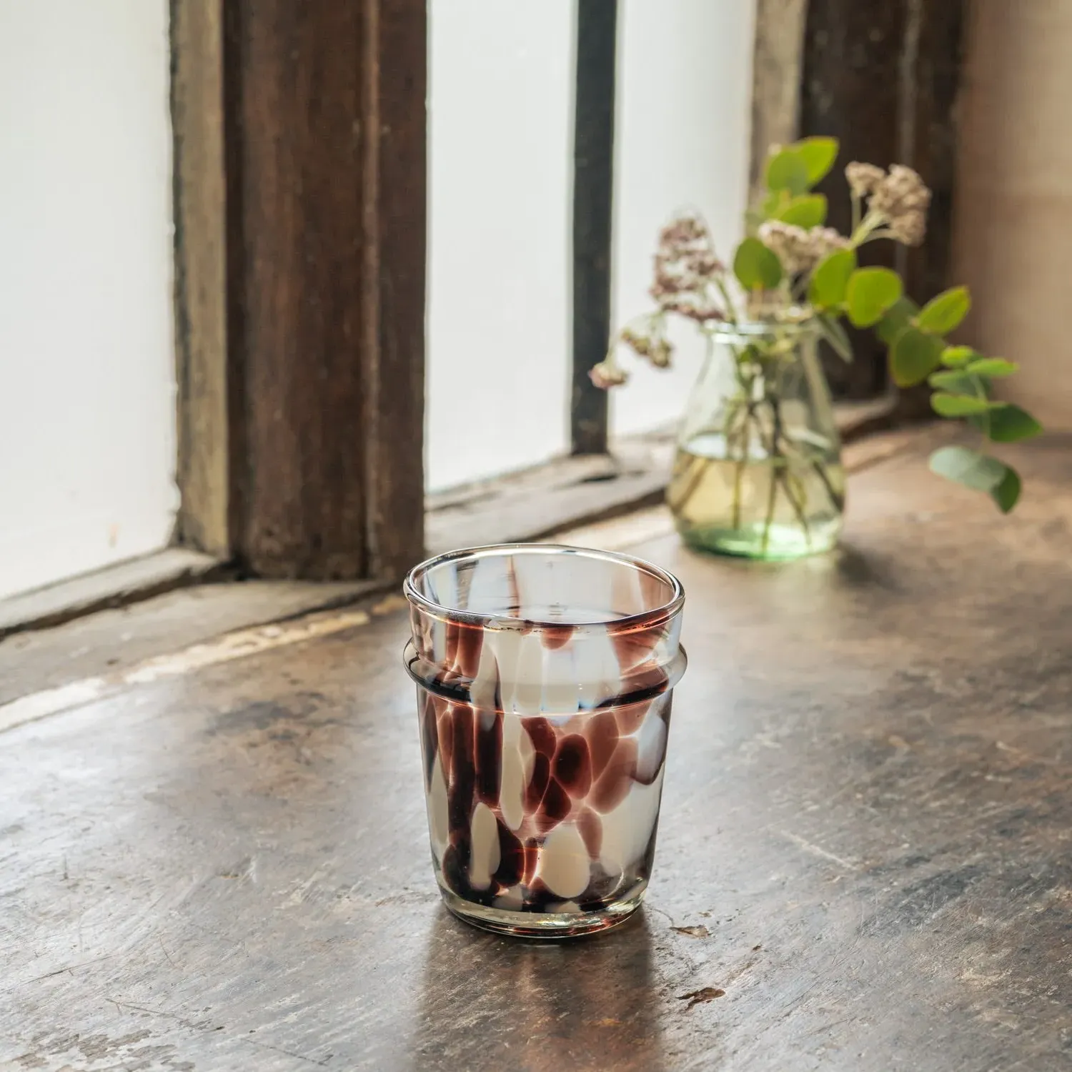 Speckled Drinking Glass - Multi-Coloured