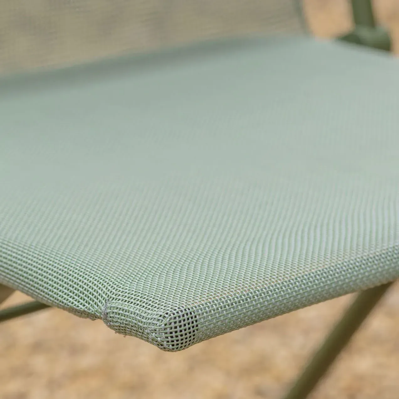 Square Balcony Table and Two Chairs Set - Moss Green, Canvas