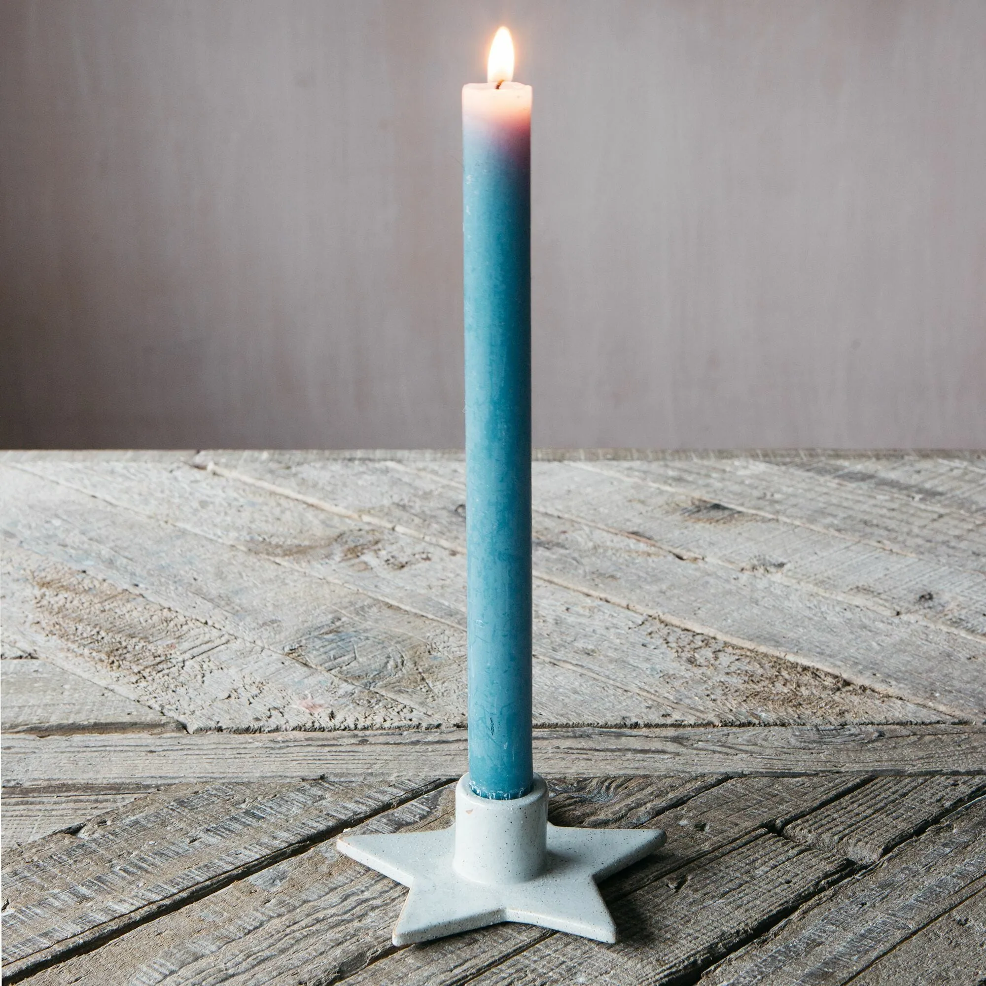 Star Ceramic Candle Holder - Porcelain image