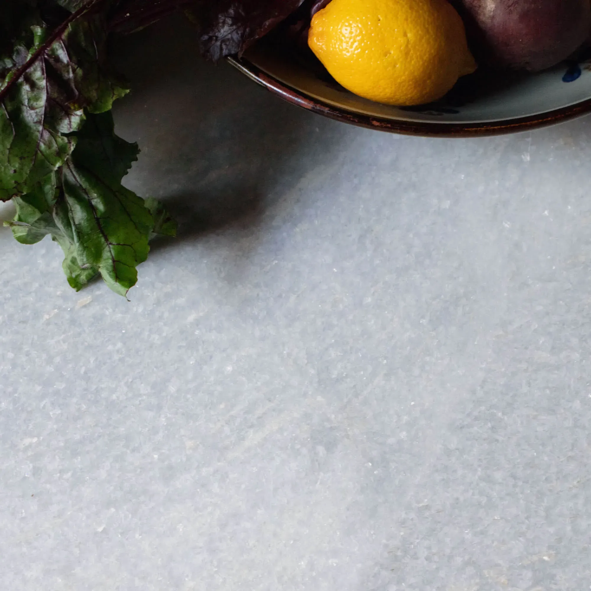 Storage Console on Wheels - White, Marble