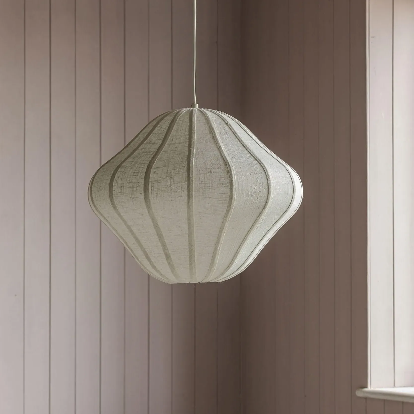 Sukau Large Pendant Light - Linen
