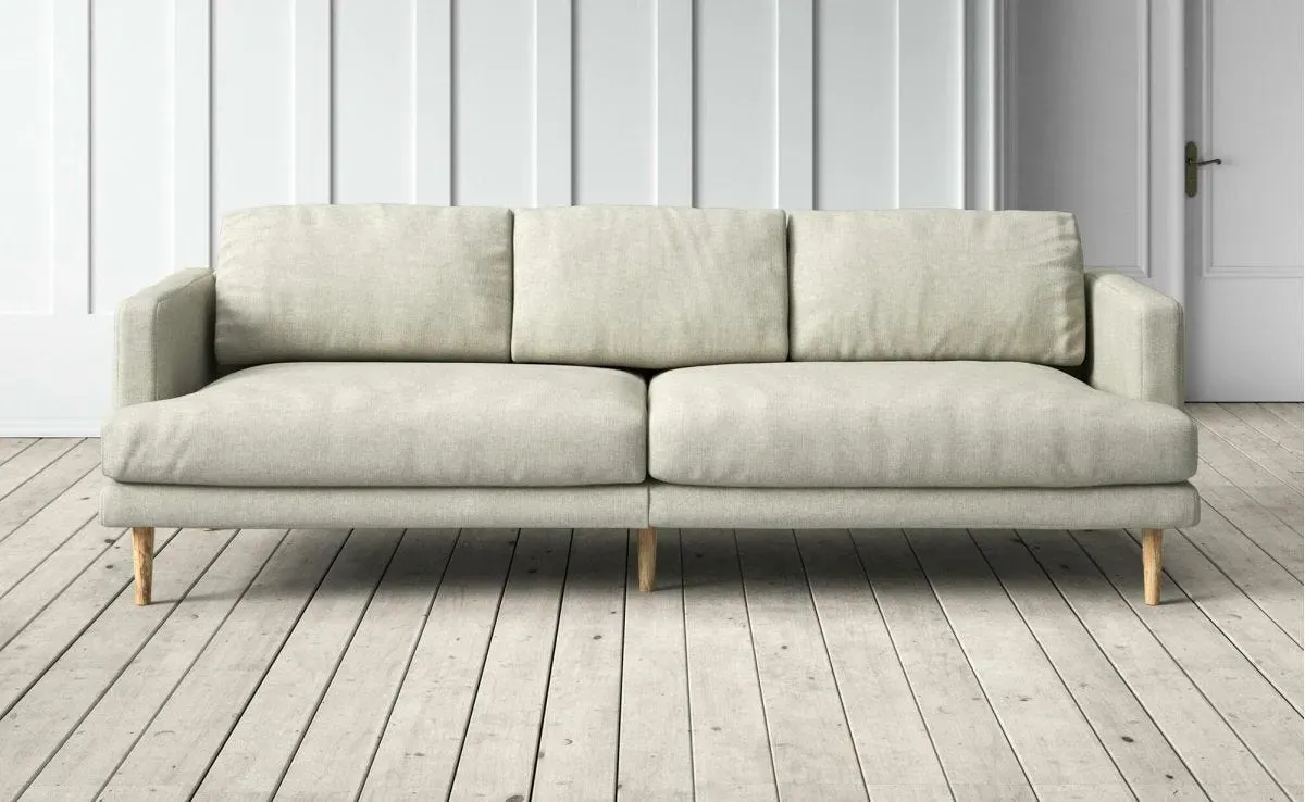 Sydney 3-Seater Sofa - Natural, Linen