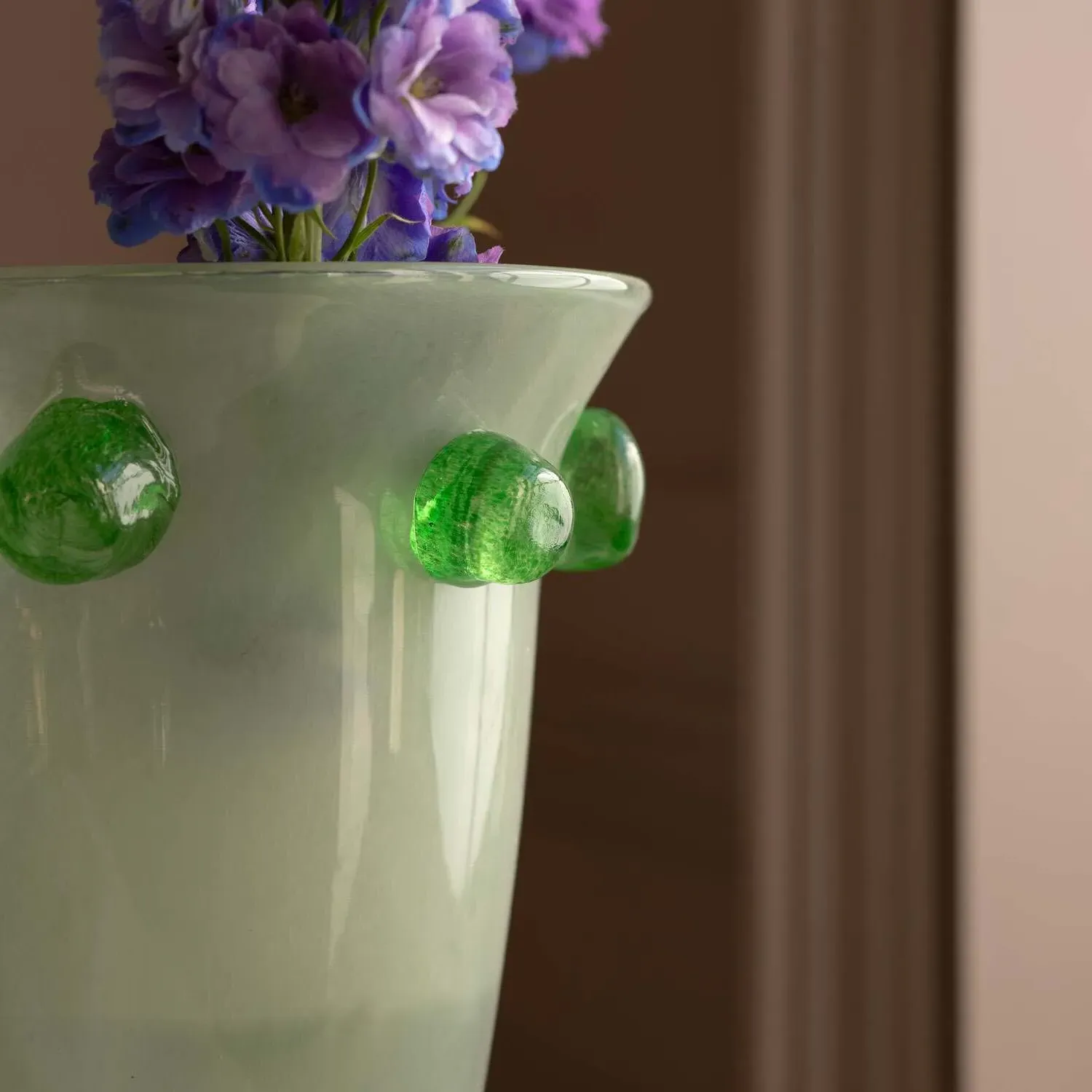 Tall Bobble Vase - Emerald