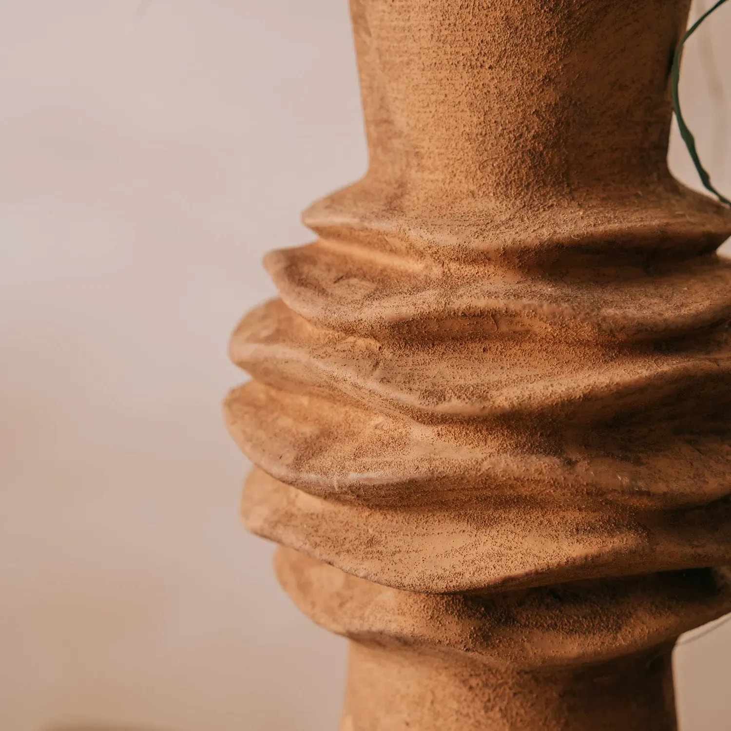 Tall Ceramic Vase - Terracotta