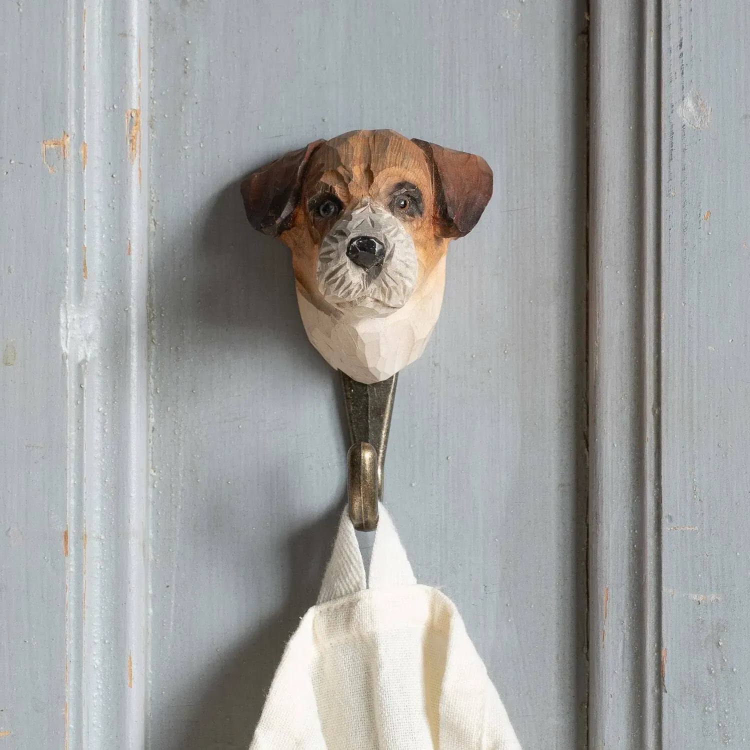 Terrier Wall Hook - Bronze image