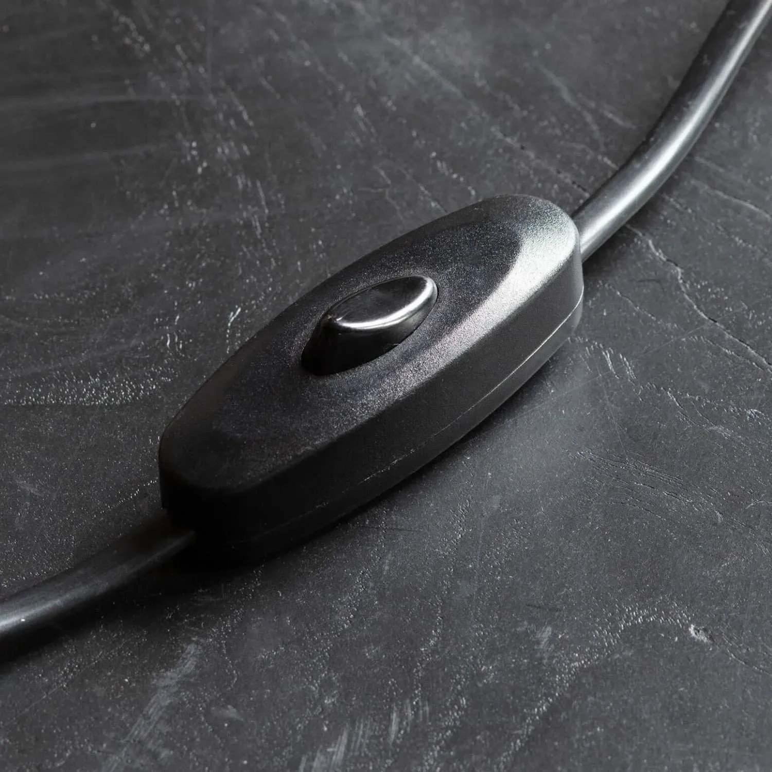 Textured Dome Table Lamp - Black, Iron