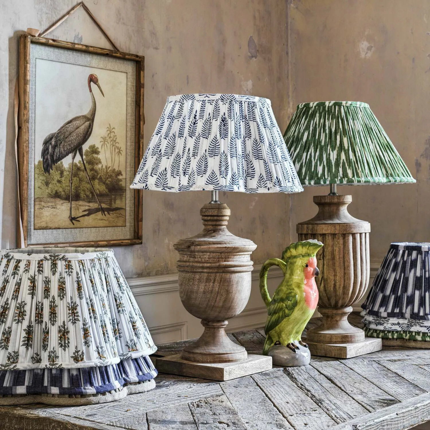 Thea Table Lamp - Mango Wood