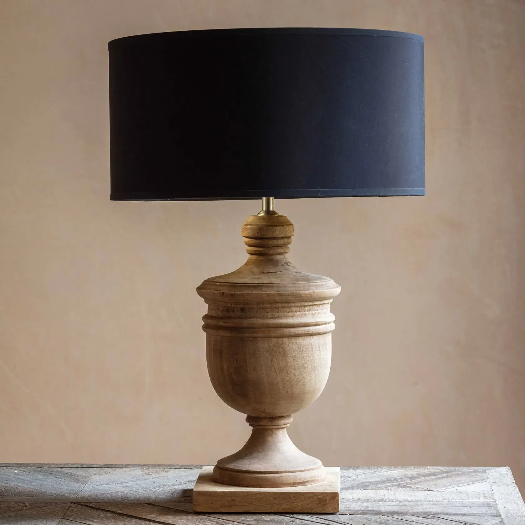 Thea Table Lamp - Mango Wood