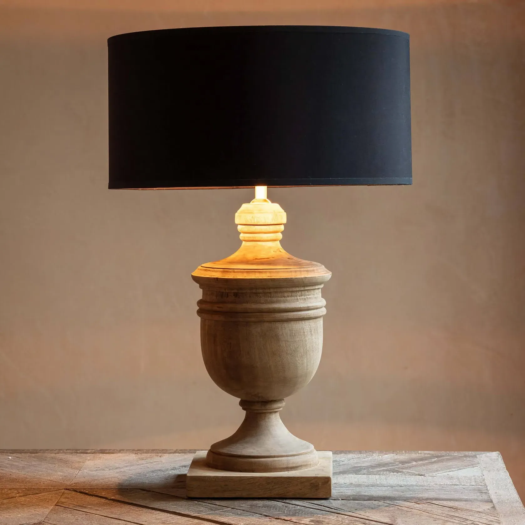 Thea Table Lamp - Mango Wood image