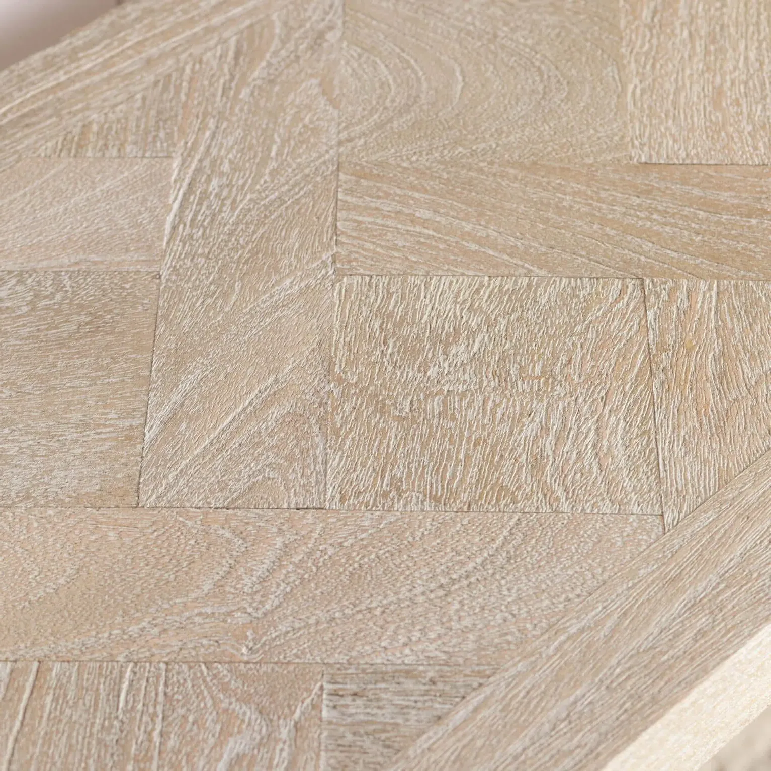 Theodore Parquet Console Table - Mango Wood