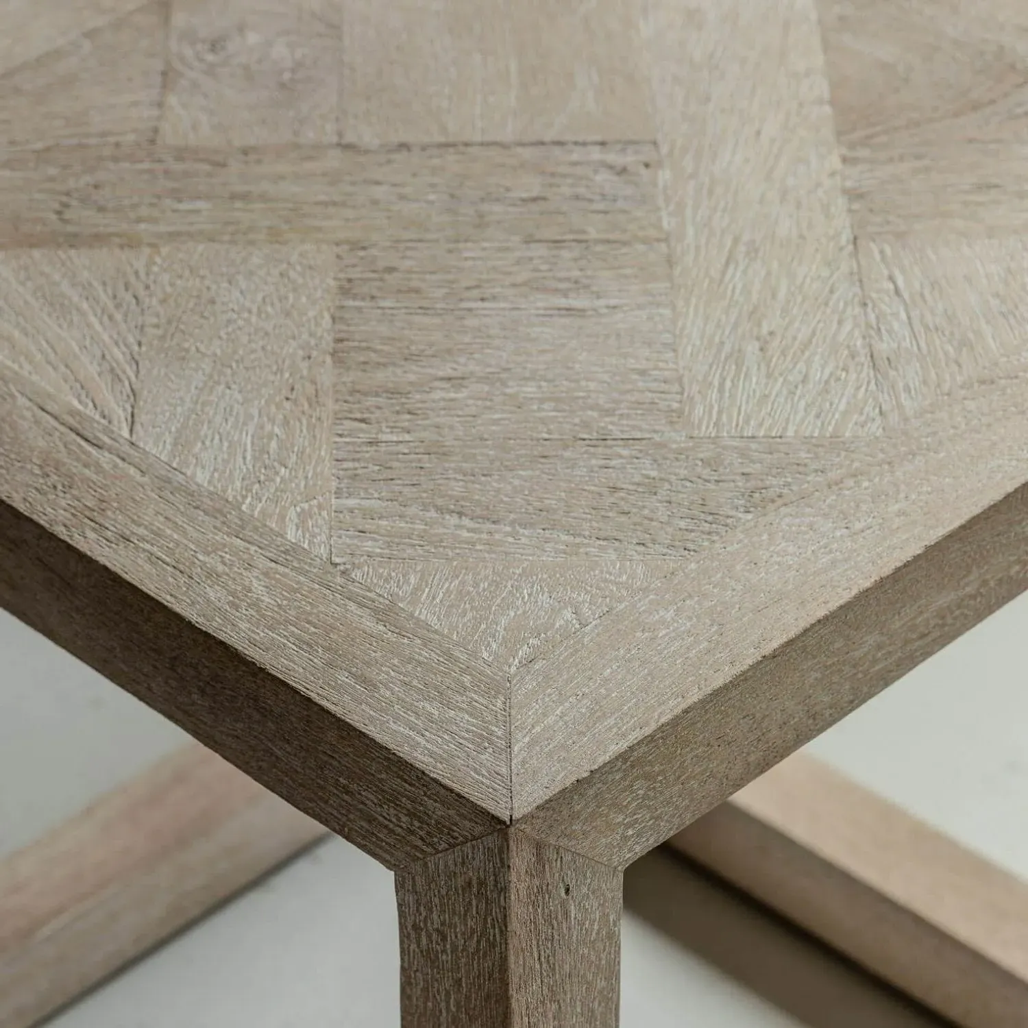 Theodore Parquet Side Table - Mango Wood