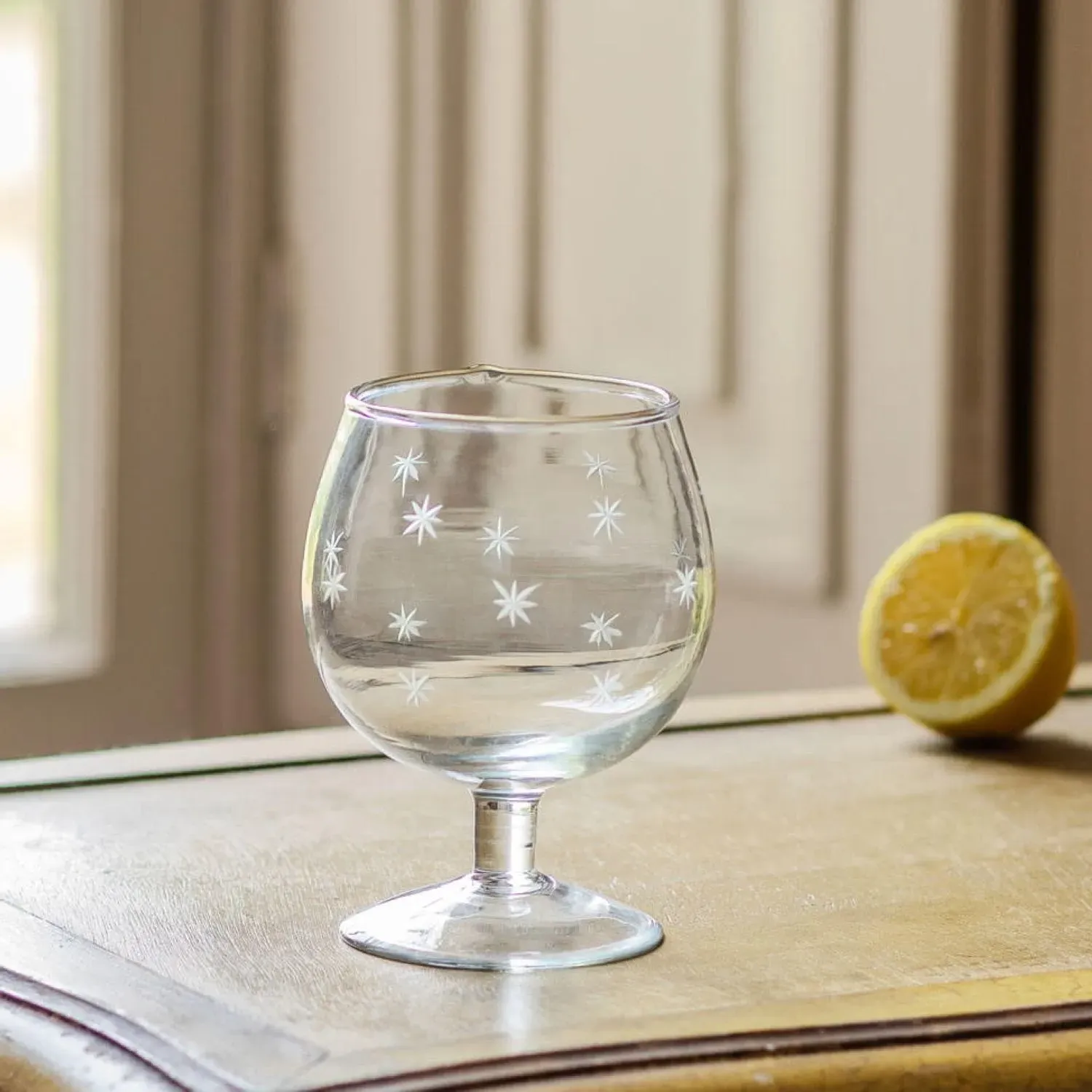 Tiny Star Glass Tumbler - Clear