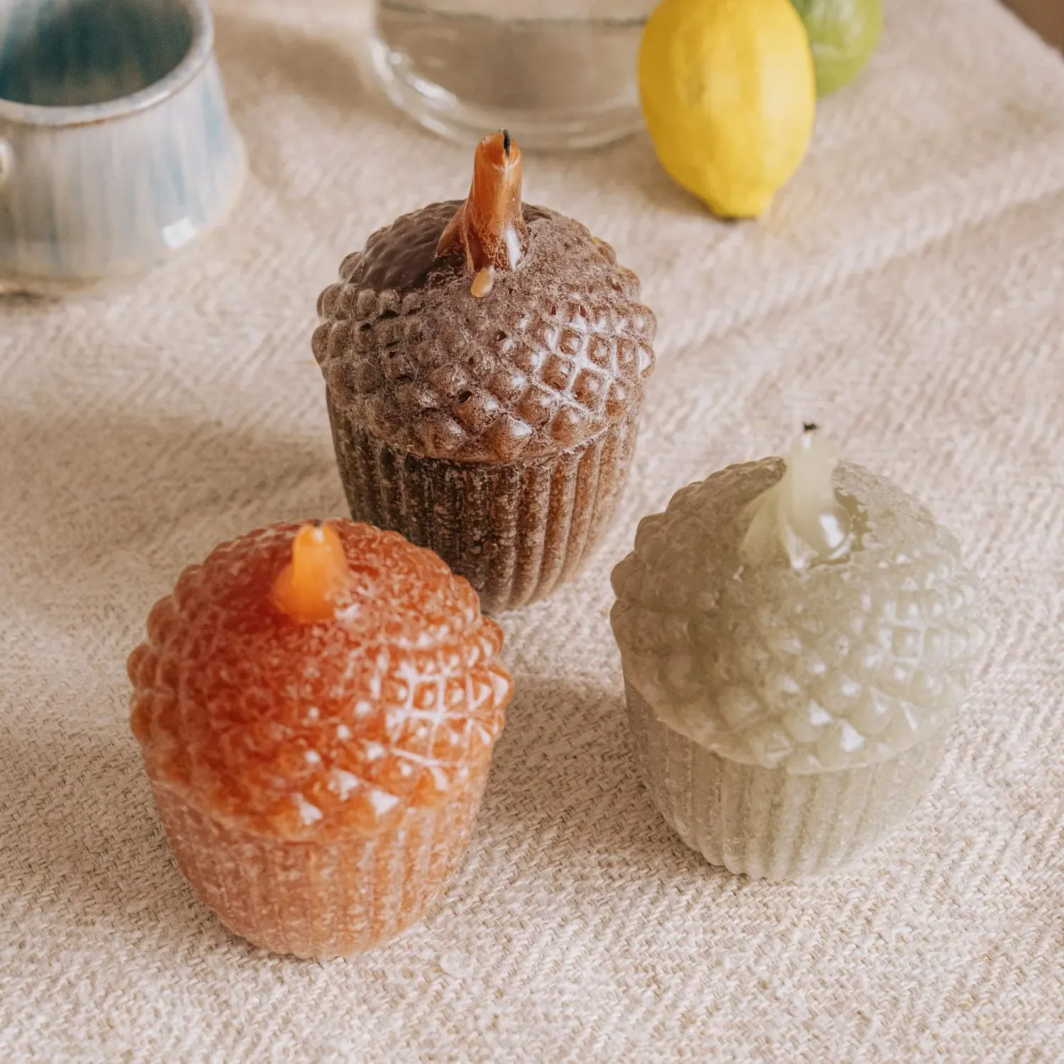 Toffee Acorn Candle - Toffee, Paraffin Wax