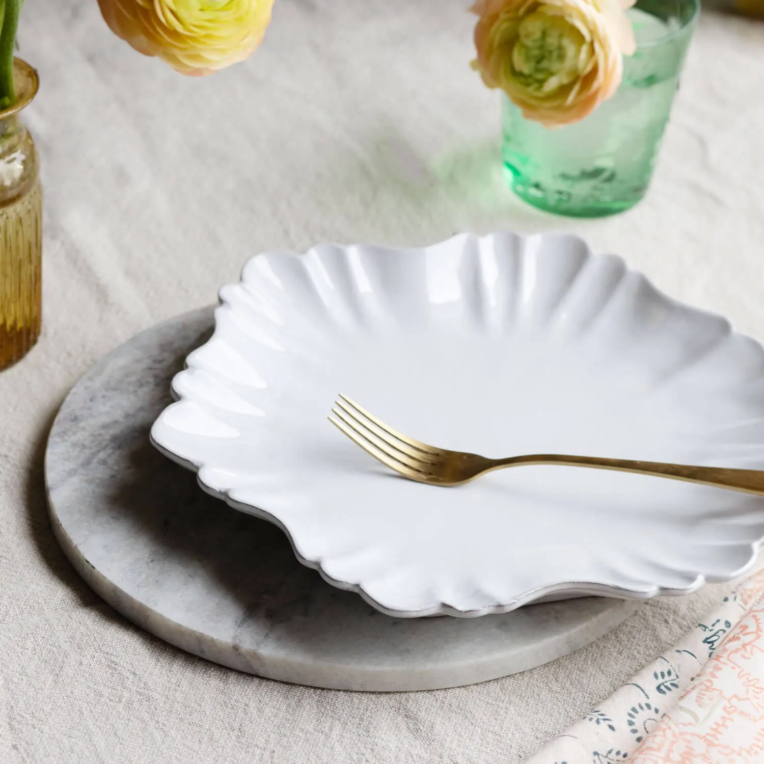 Toronto Round Placemat - Marble