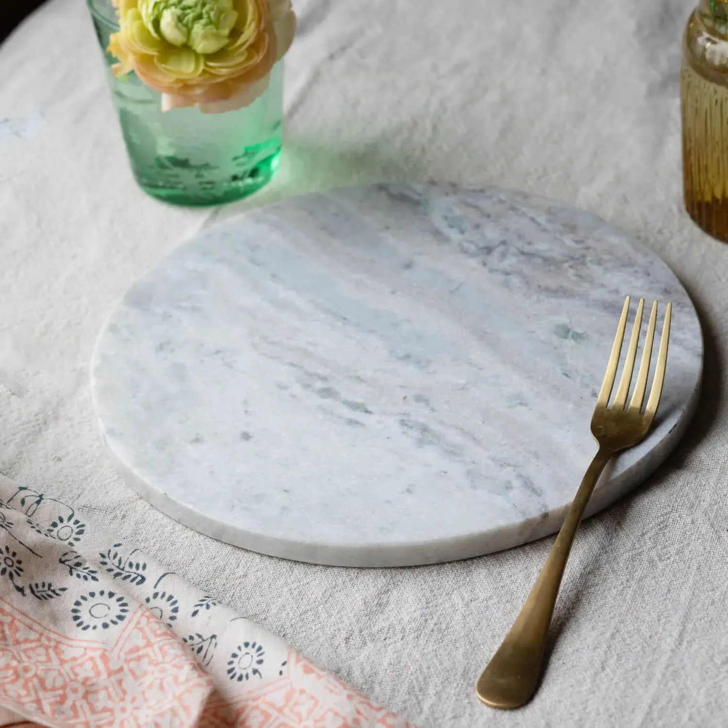 Toronto Round Placemat - Marble