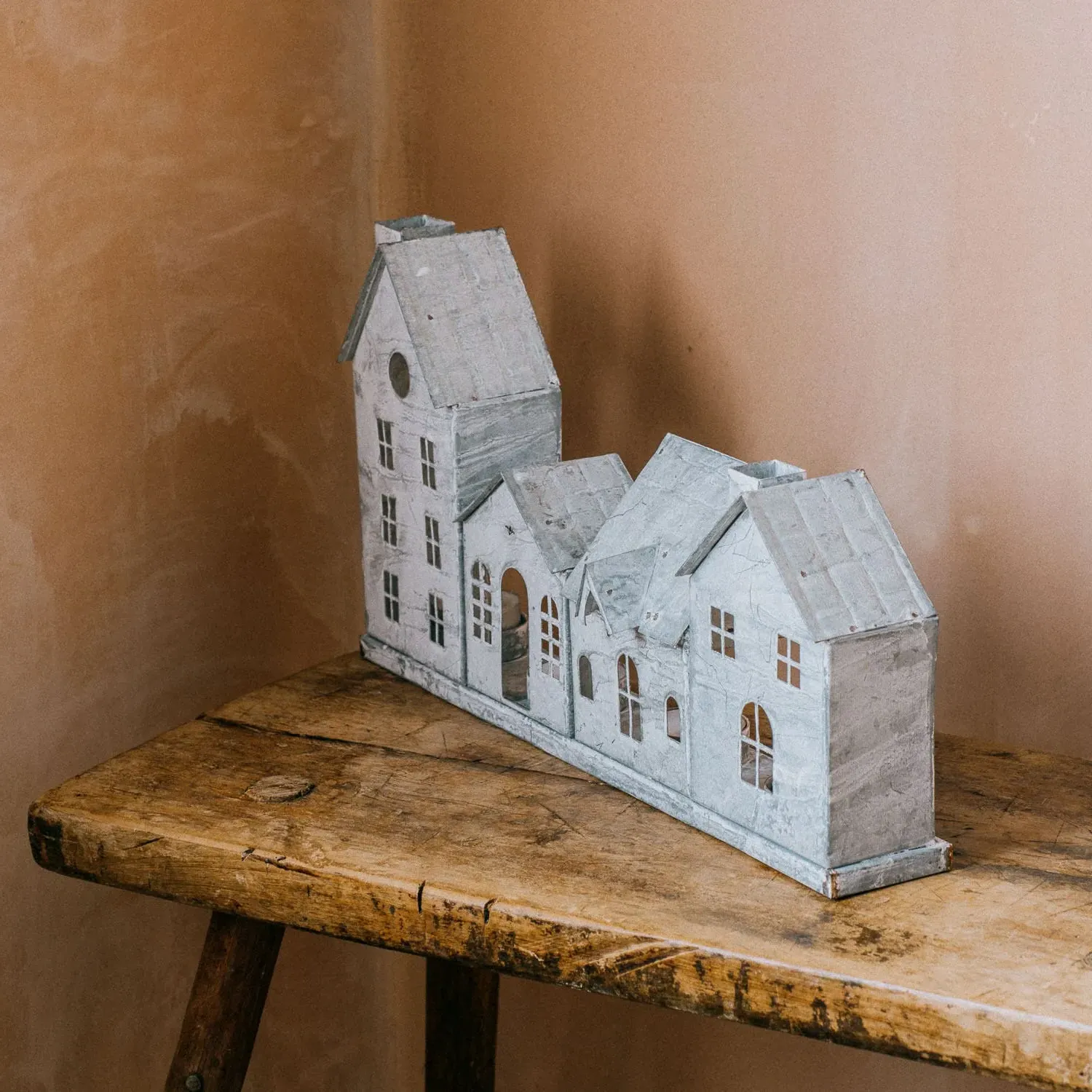 Townhouse Large Tealight Holder - Iron