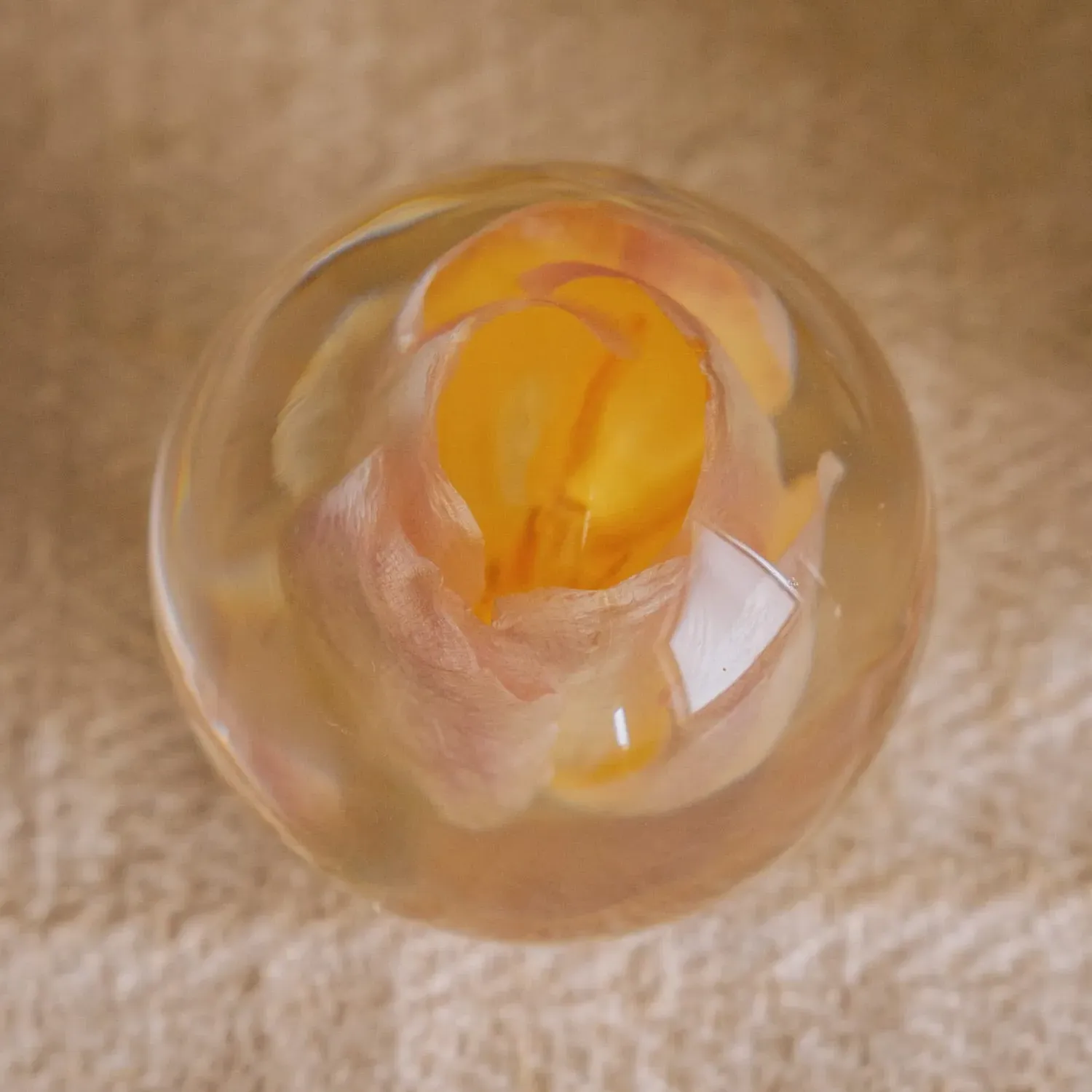 Tulip Clear Resin Ball - Clear, Epoxy Resin