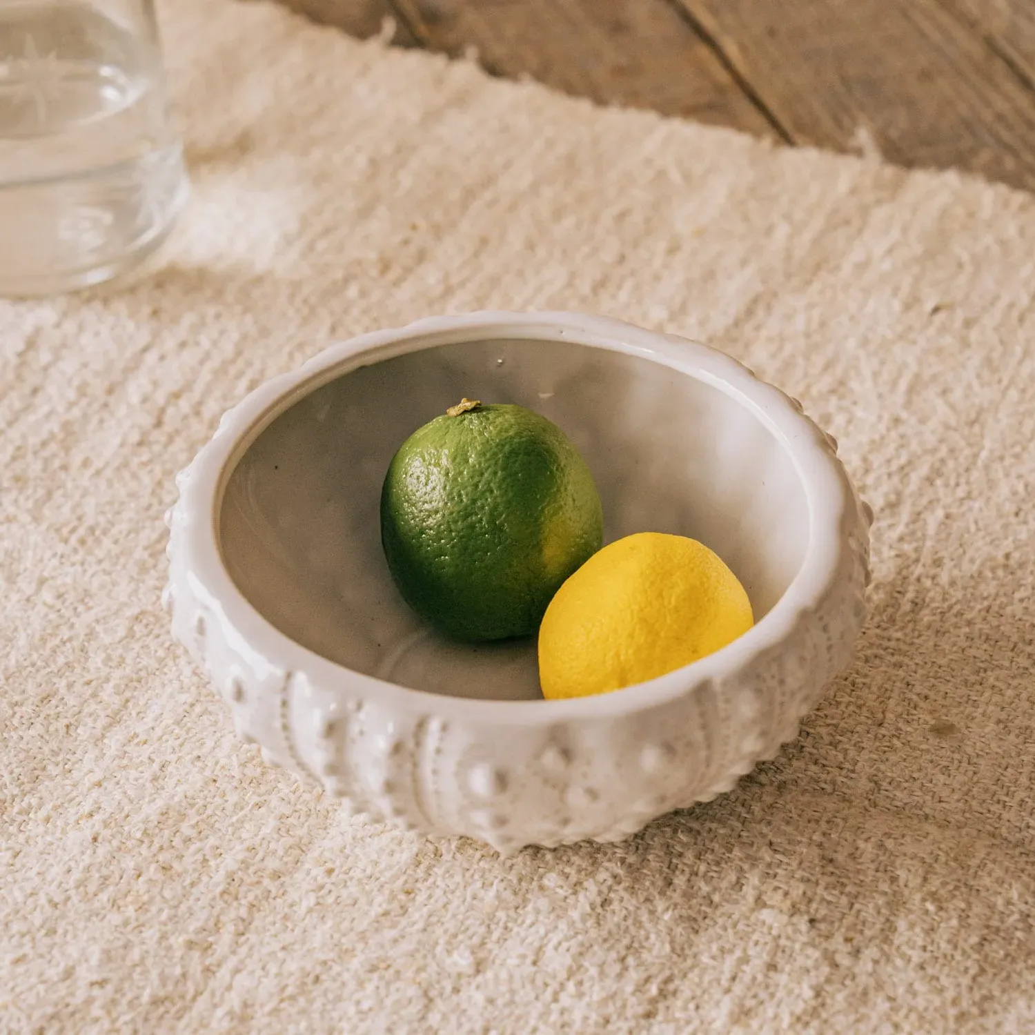 Urchin Bowl - White, Stoneware image