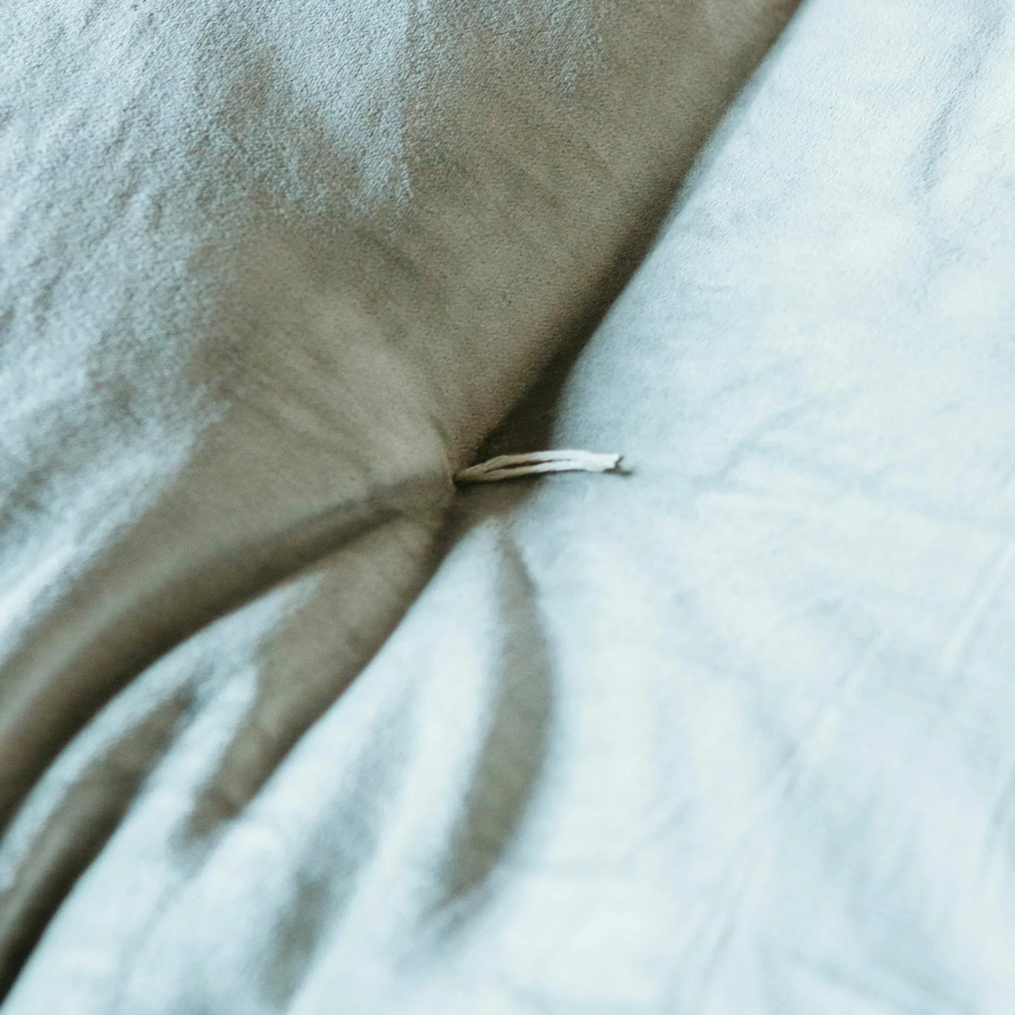 Velvet Bed Roll with Storage Bag - Mustard, Cotton