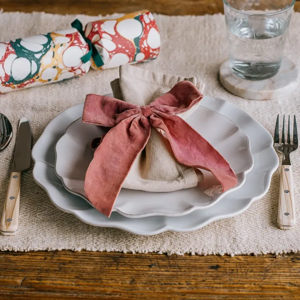 Velvet Bow - Fuschia