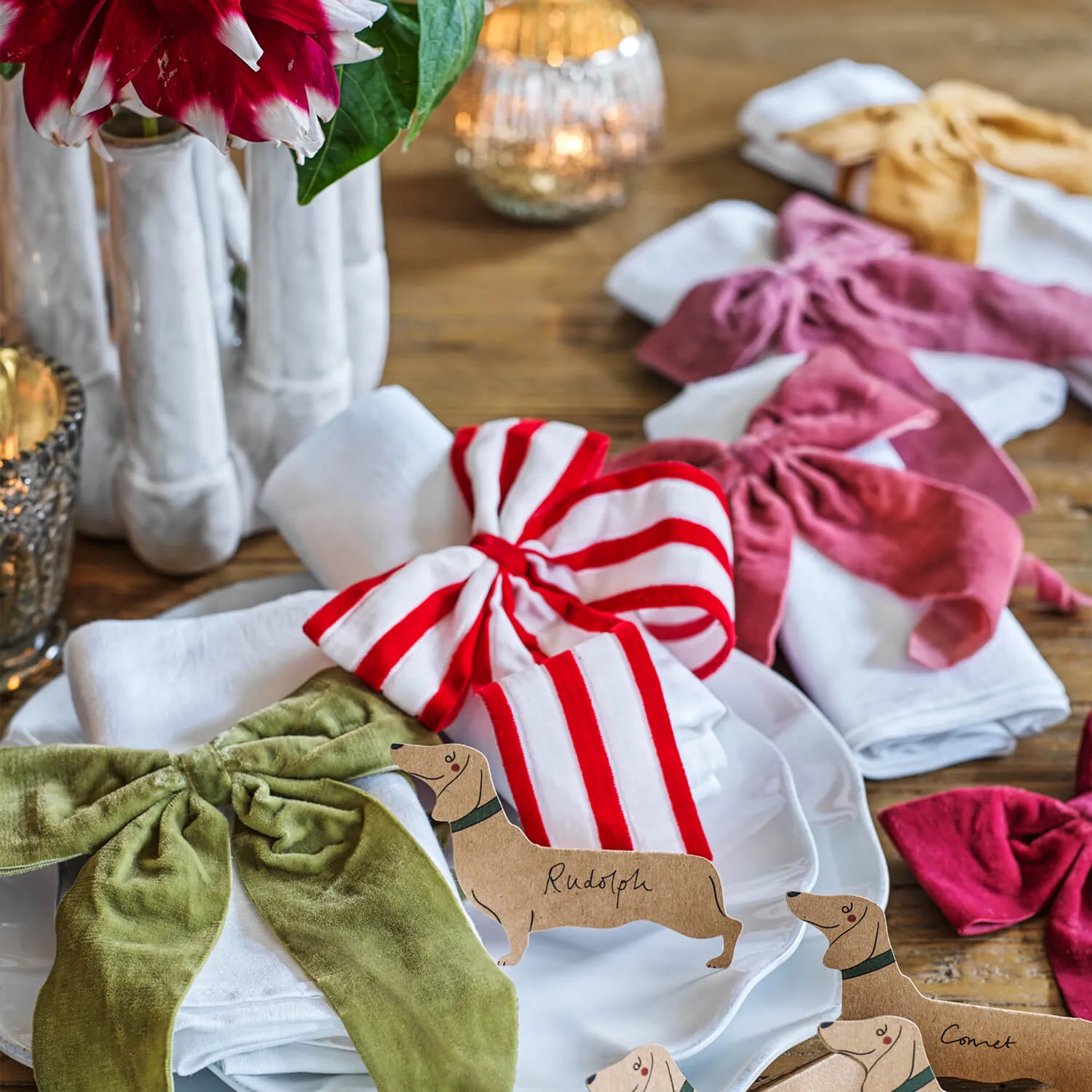 Velvet Bow - Mustard image