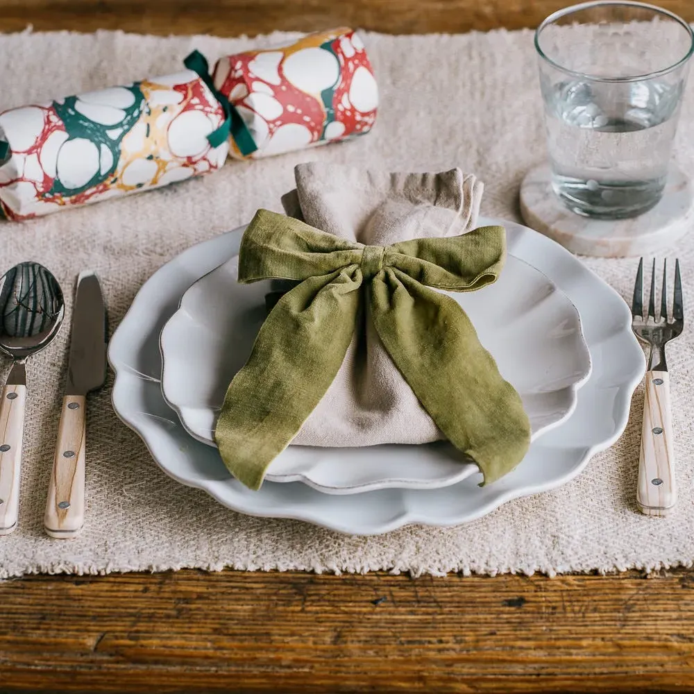 Velvet Bow - Sage Green