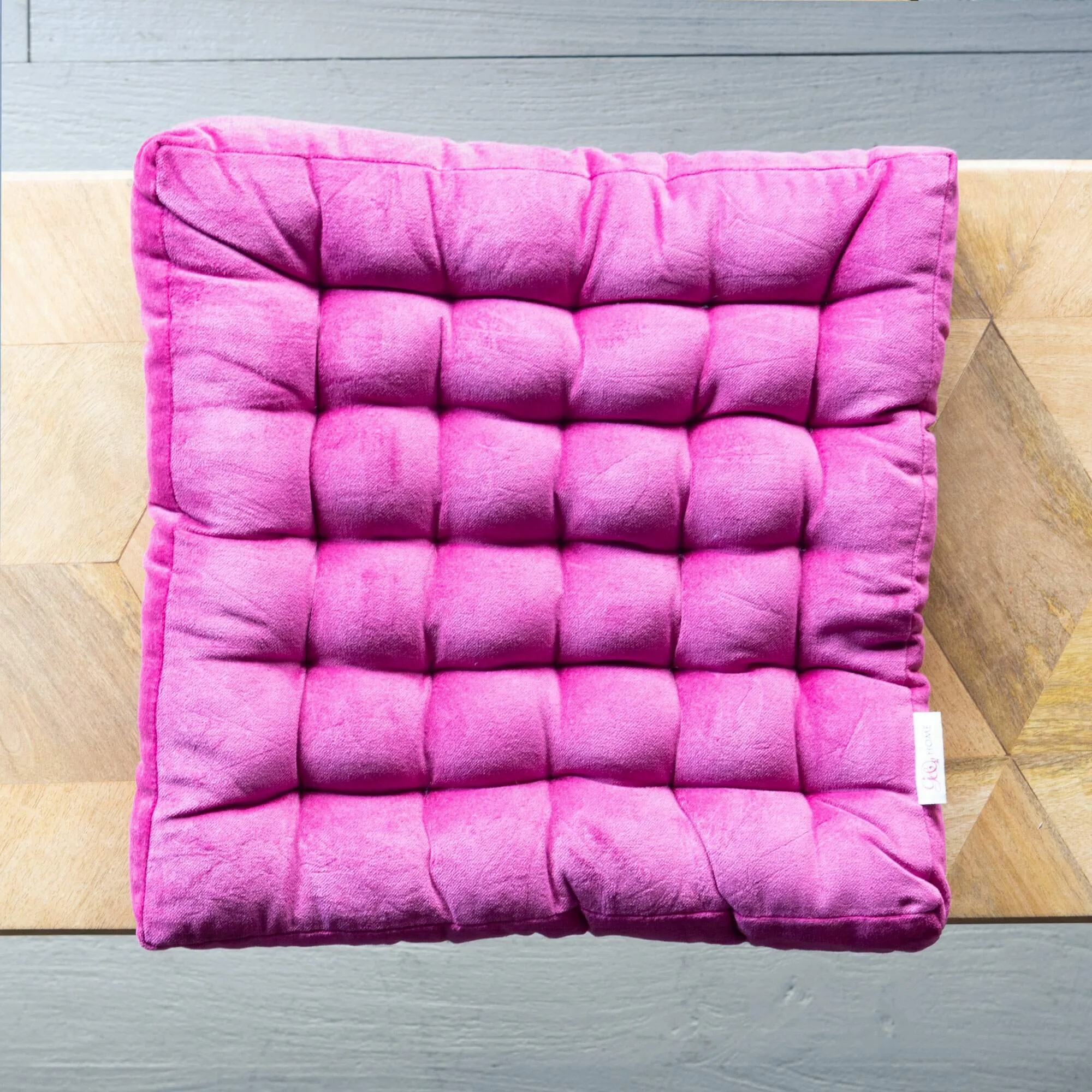 Velvet Seat Pad - Dusty Rose