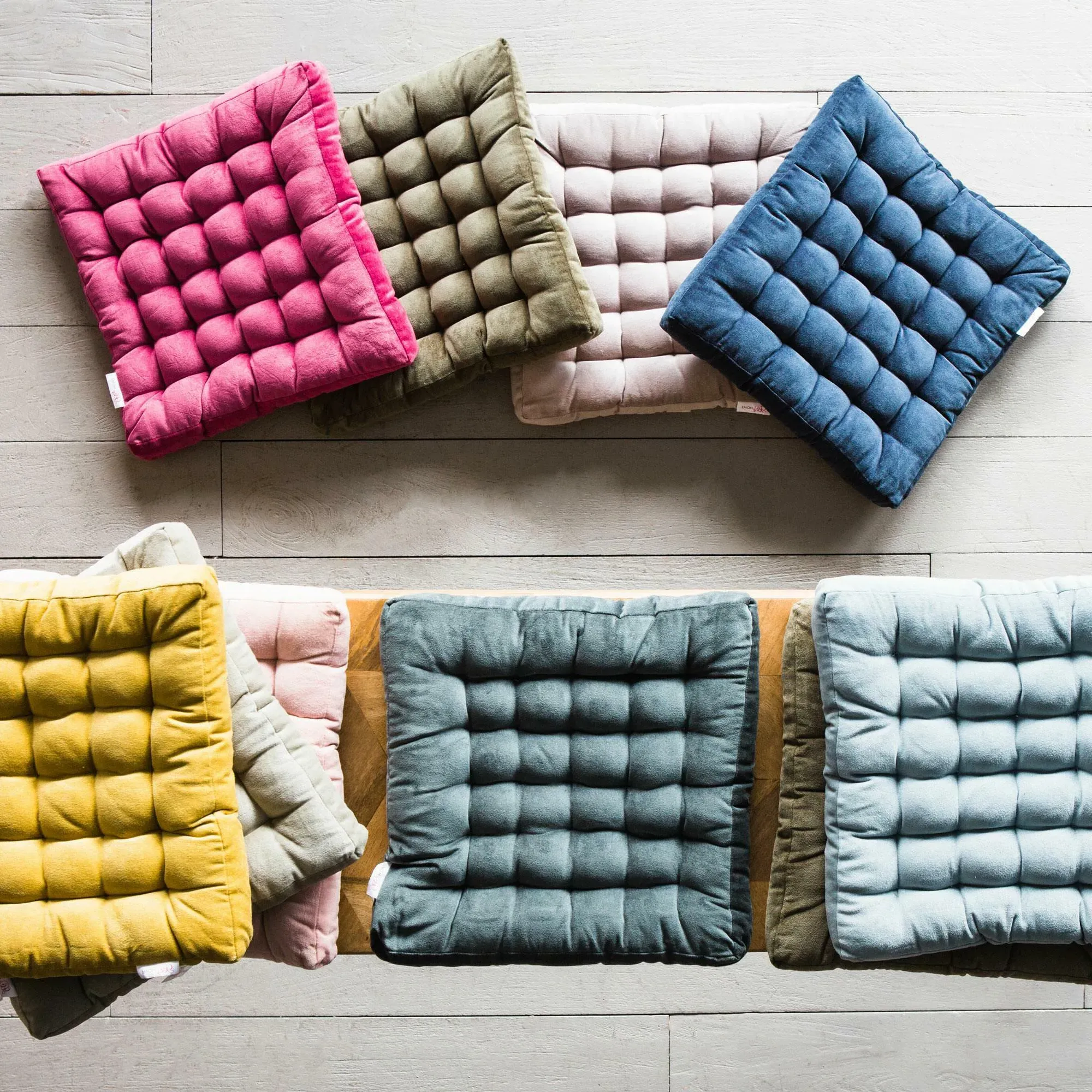 Velvet Seat Pad - Mustard image