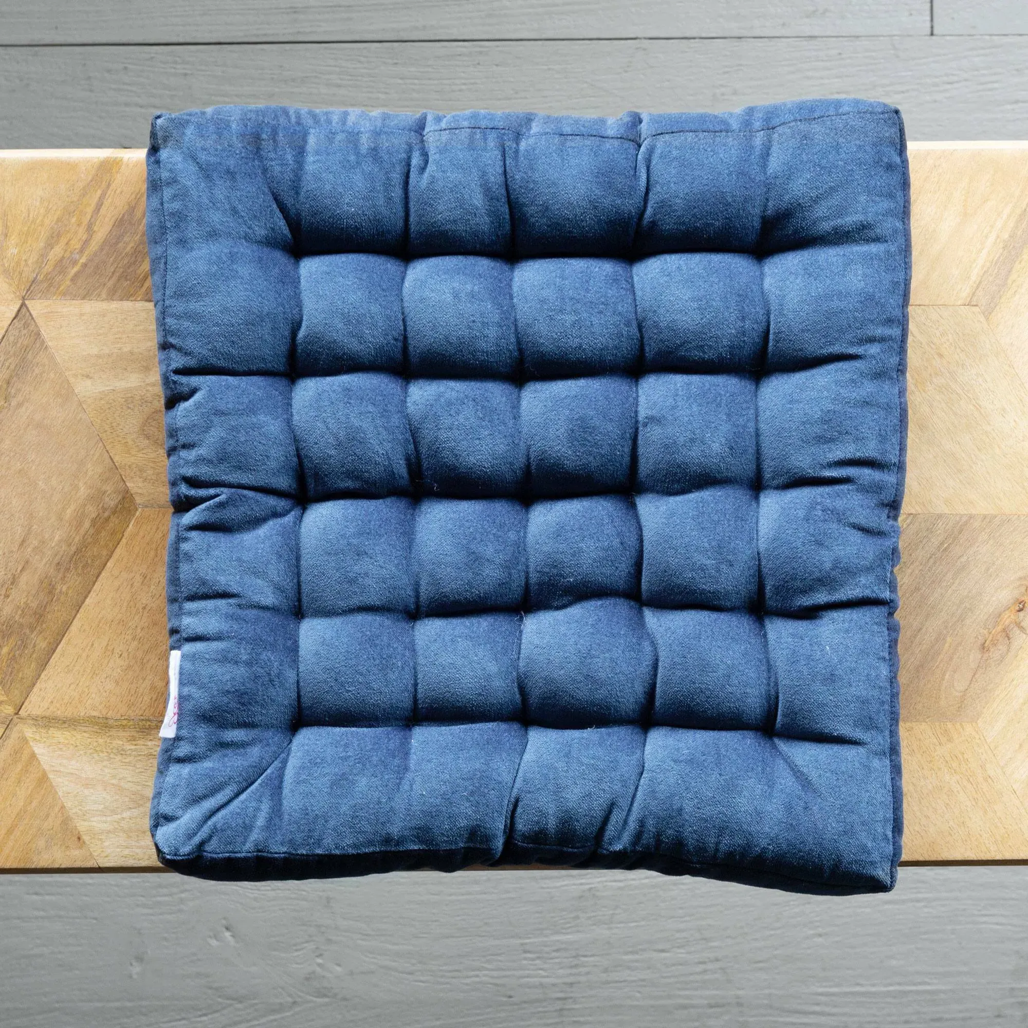 Velvet Seat Pad - Prussian Blue