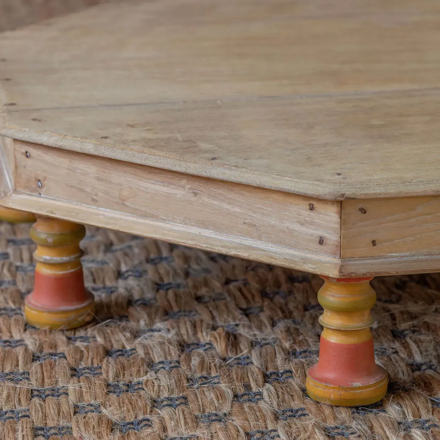 Vintage Bajot Table - Natural Wood