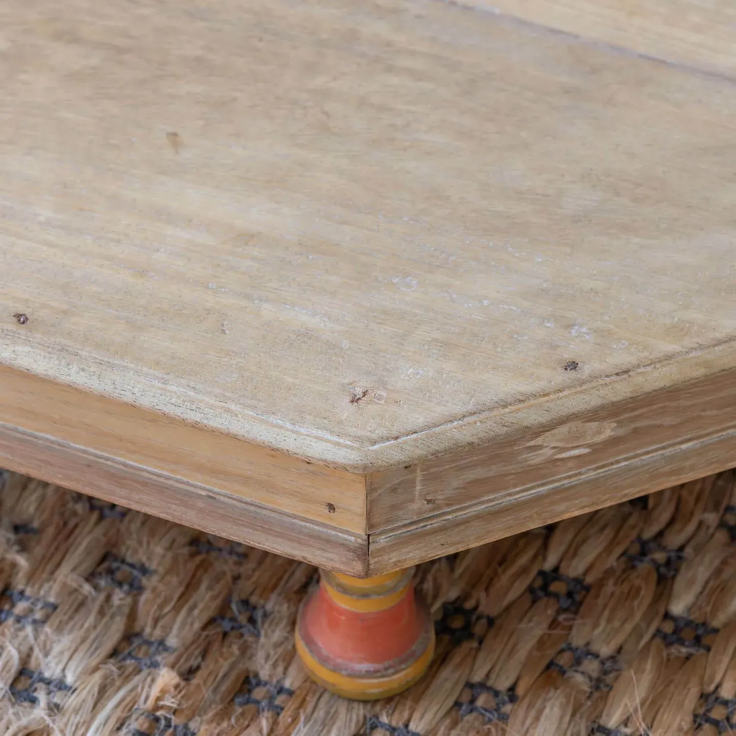 Vintage Bajot Table - Natural Wood