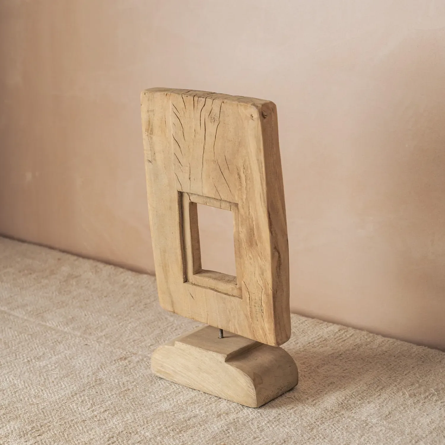 Vintage Carved Panel on Stand I - Wood