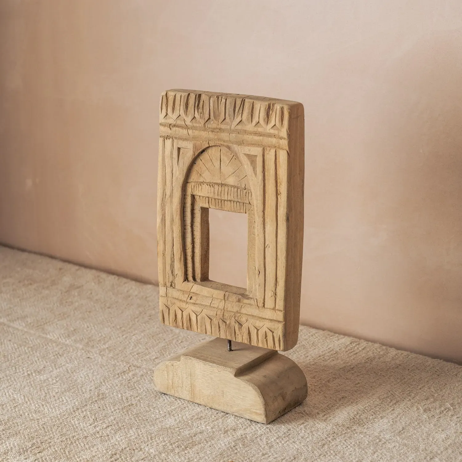 Vintage Carved Panel on Stand I - Wood image