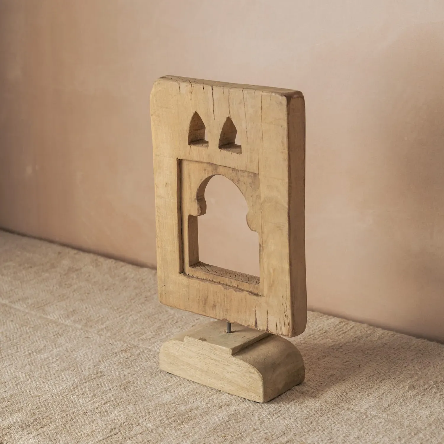 Vintage Carved Panel on Stand VIII - Wood