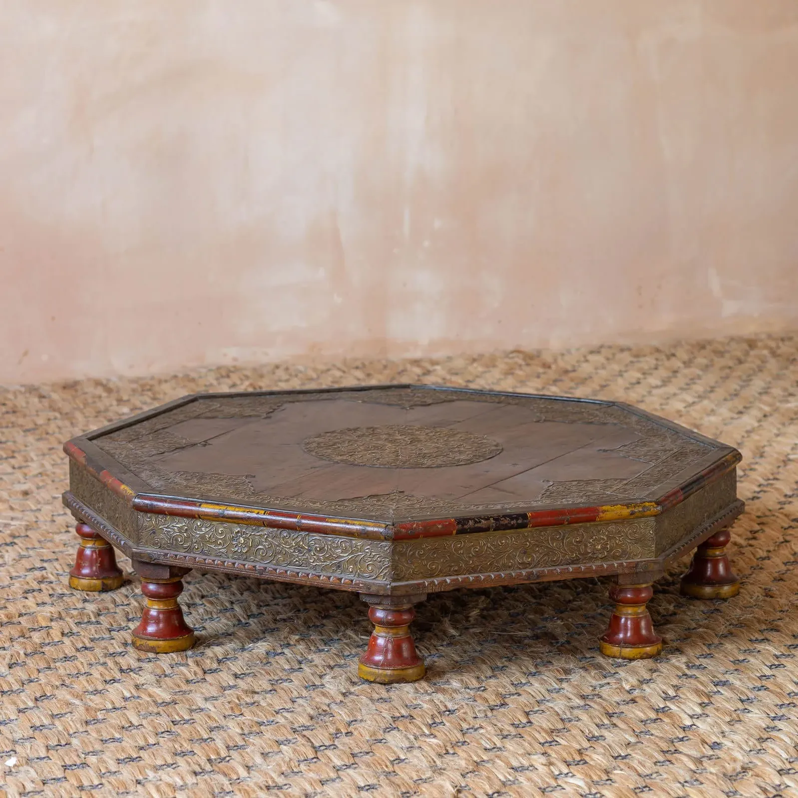 Vintage Dark Wooden Bajot Table III - Dark Wood image