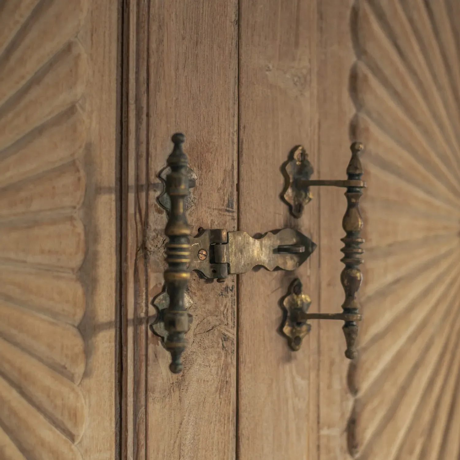Vintage Large Almirah Cabinet - Teak Wood