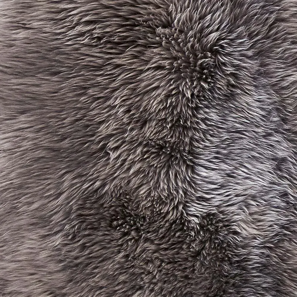 Vole Single Sheepskin Rug - Grey