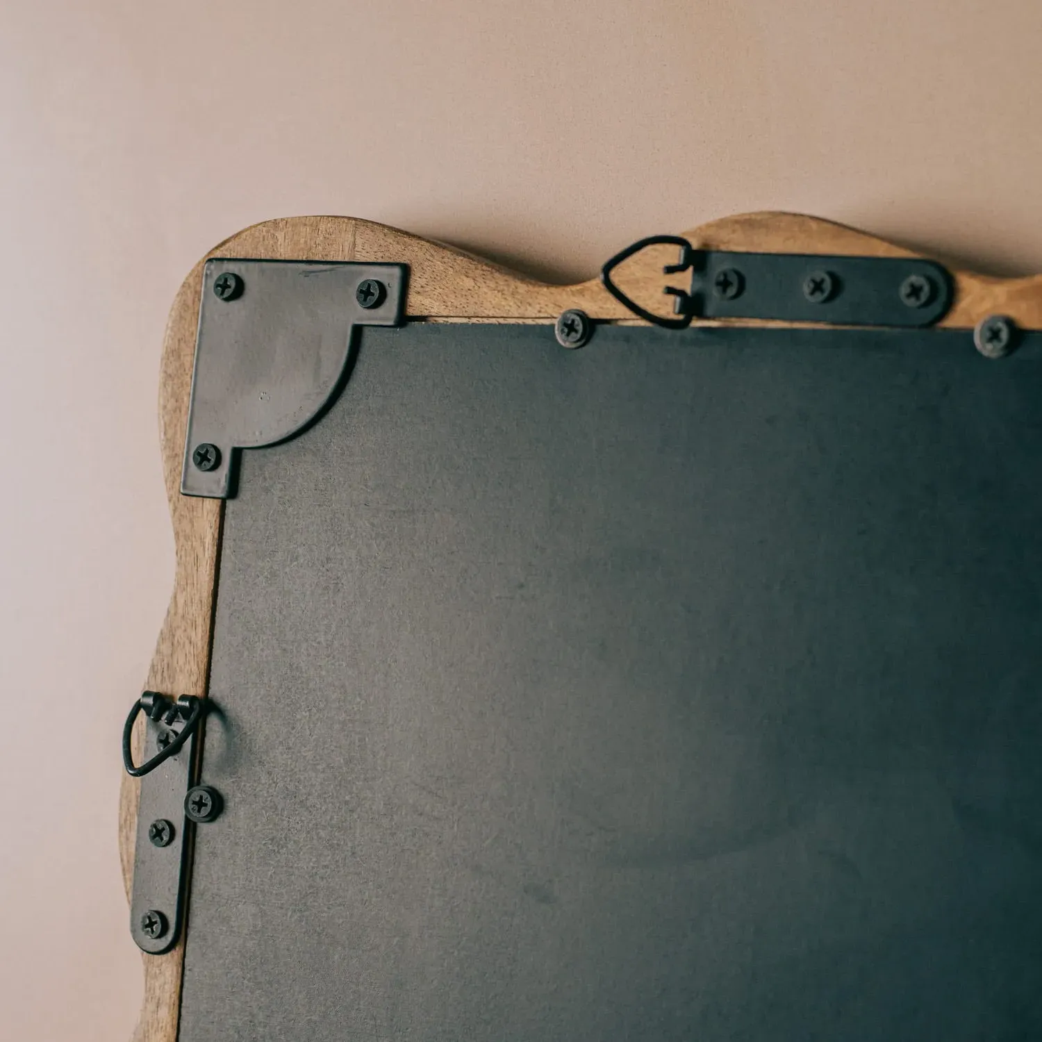 Wade Mango Wood Wall Mirror - Honey