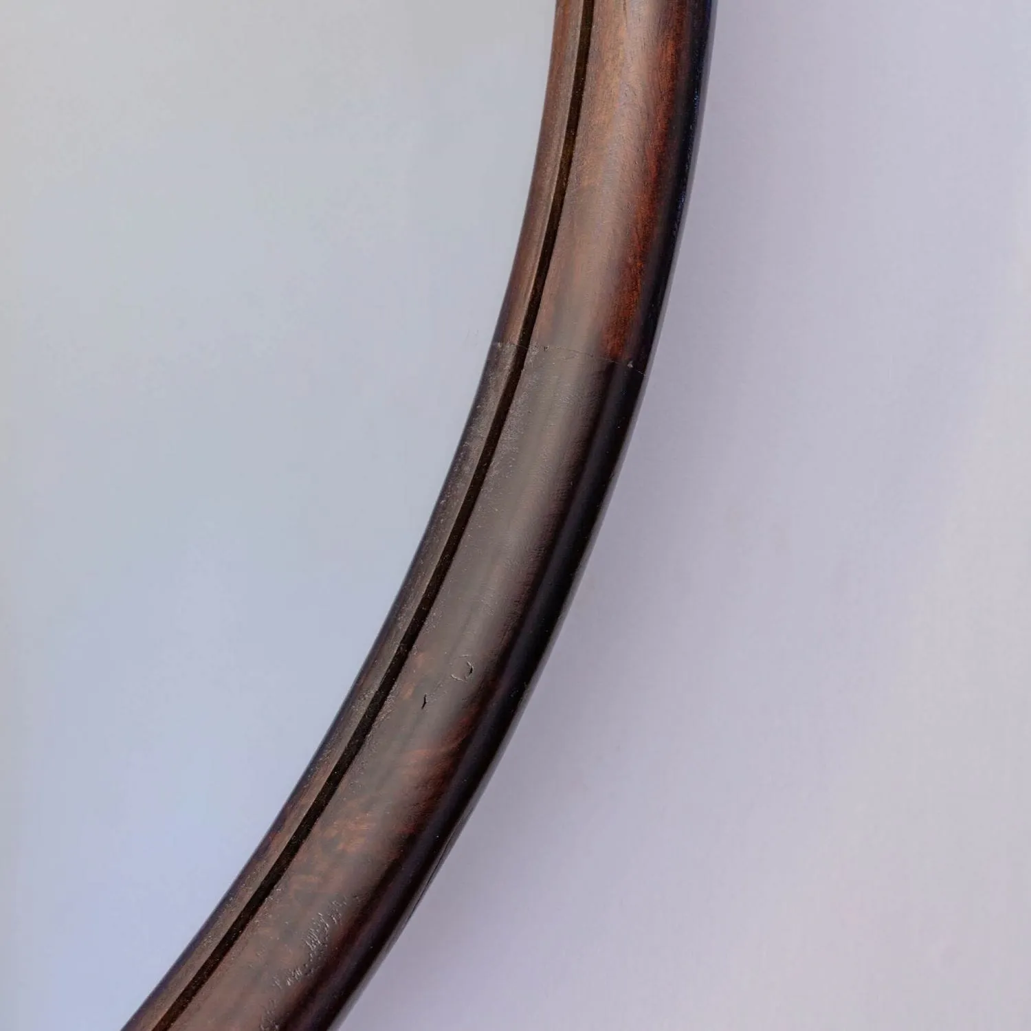 Walter Small Round Mirror - Natural Mango Wood