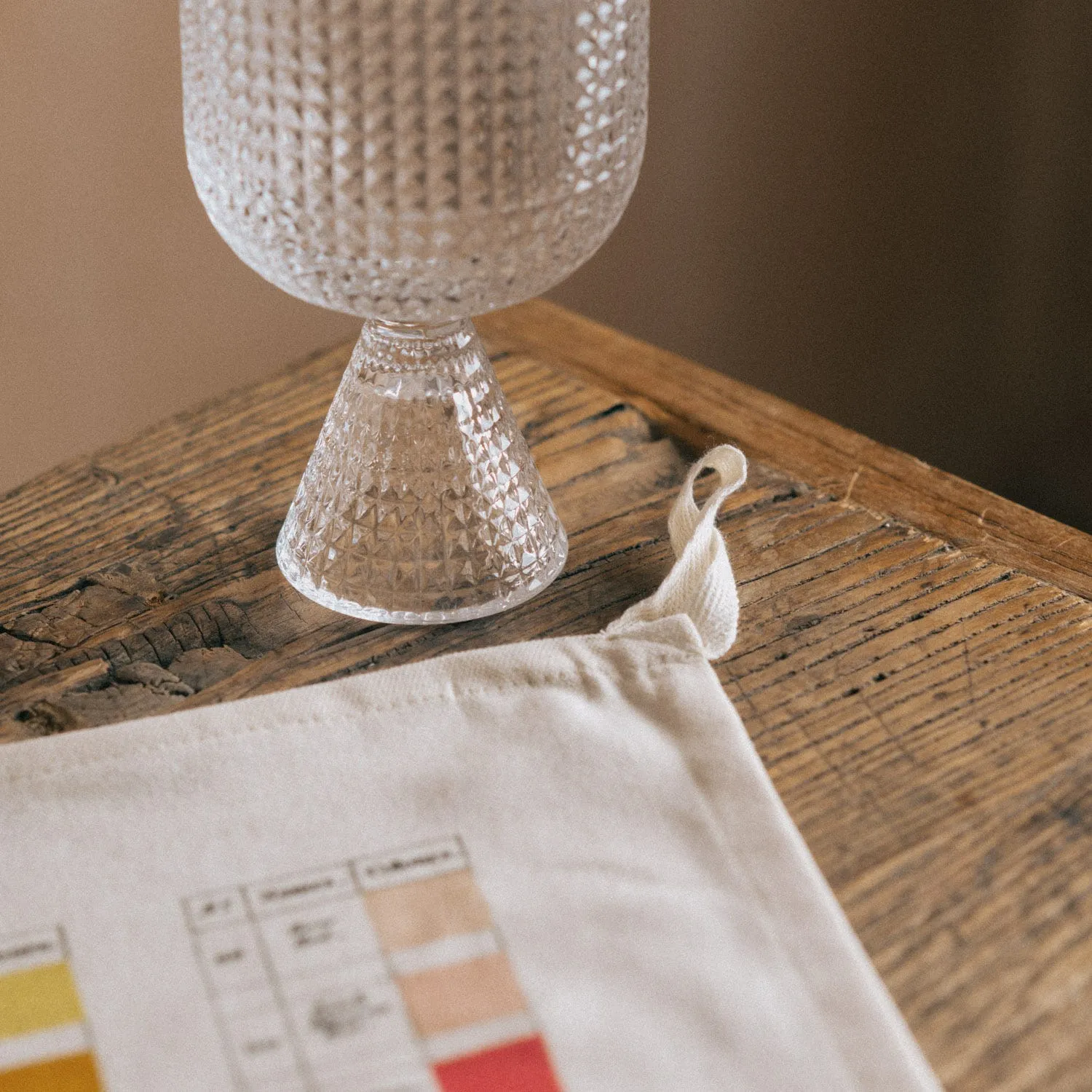 Watercolour Swatchs Tea Towel - Organic Cotton