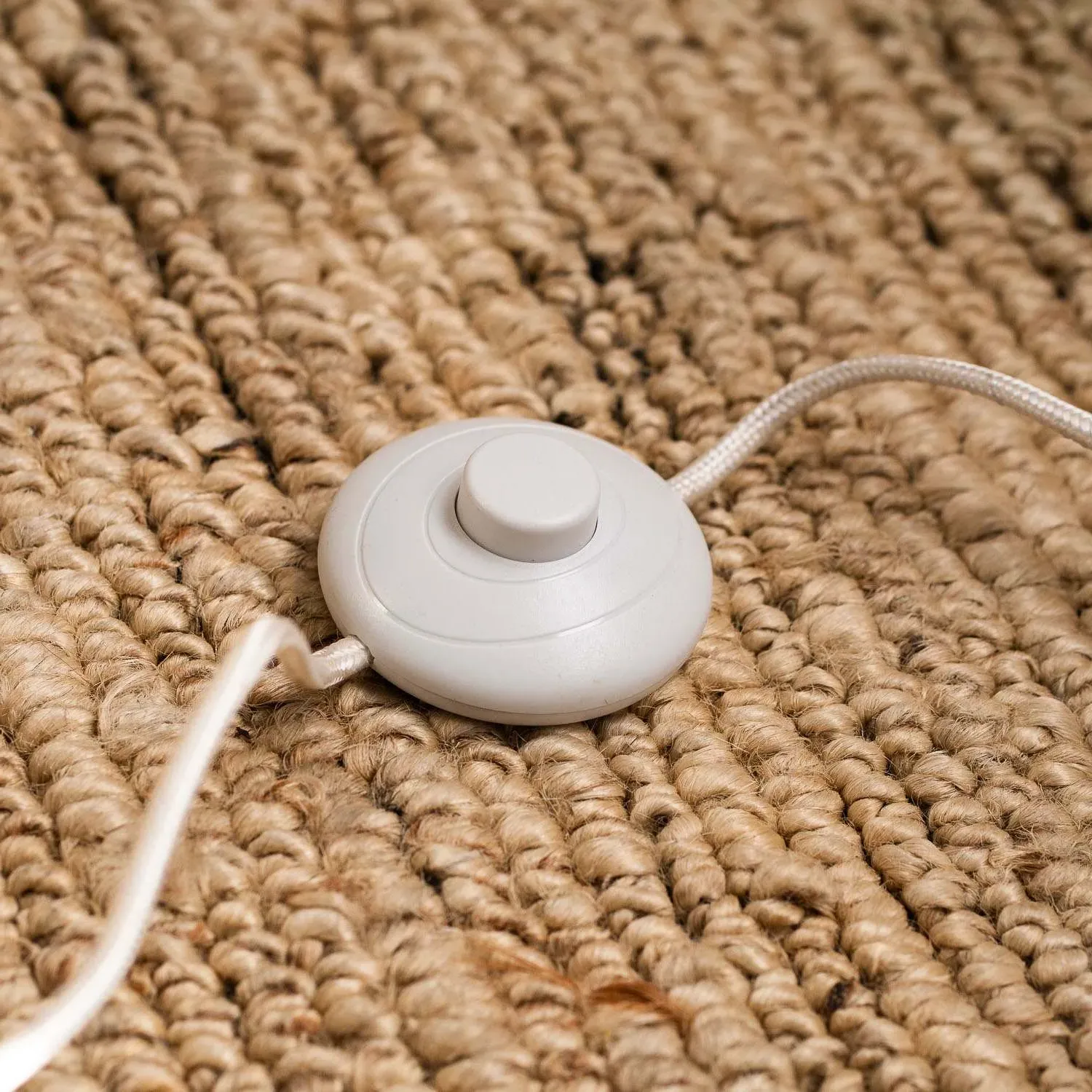 White Wave Floor Lamp - White, Iron