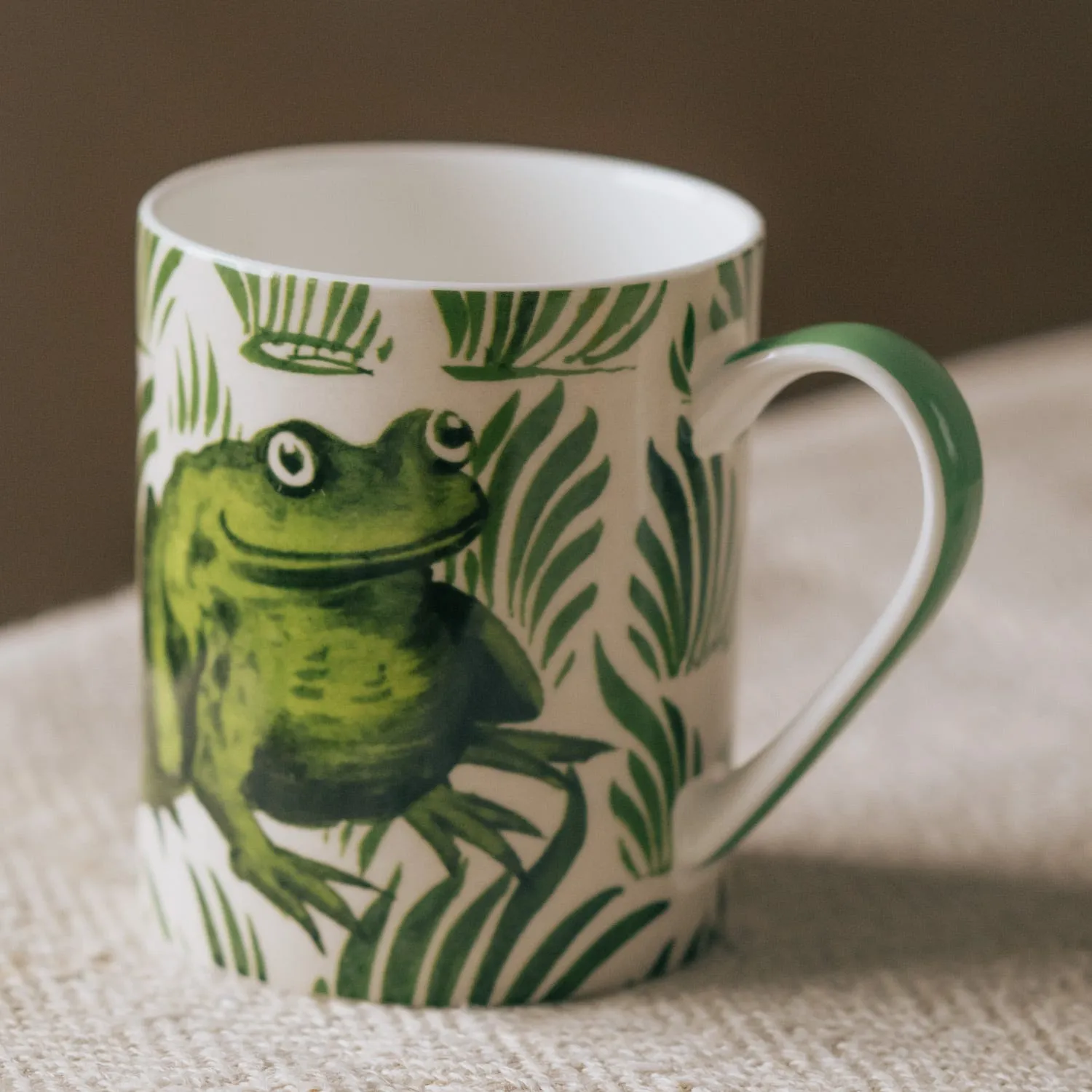 William De Morgan Frog Mug - Fine Bone China