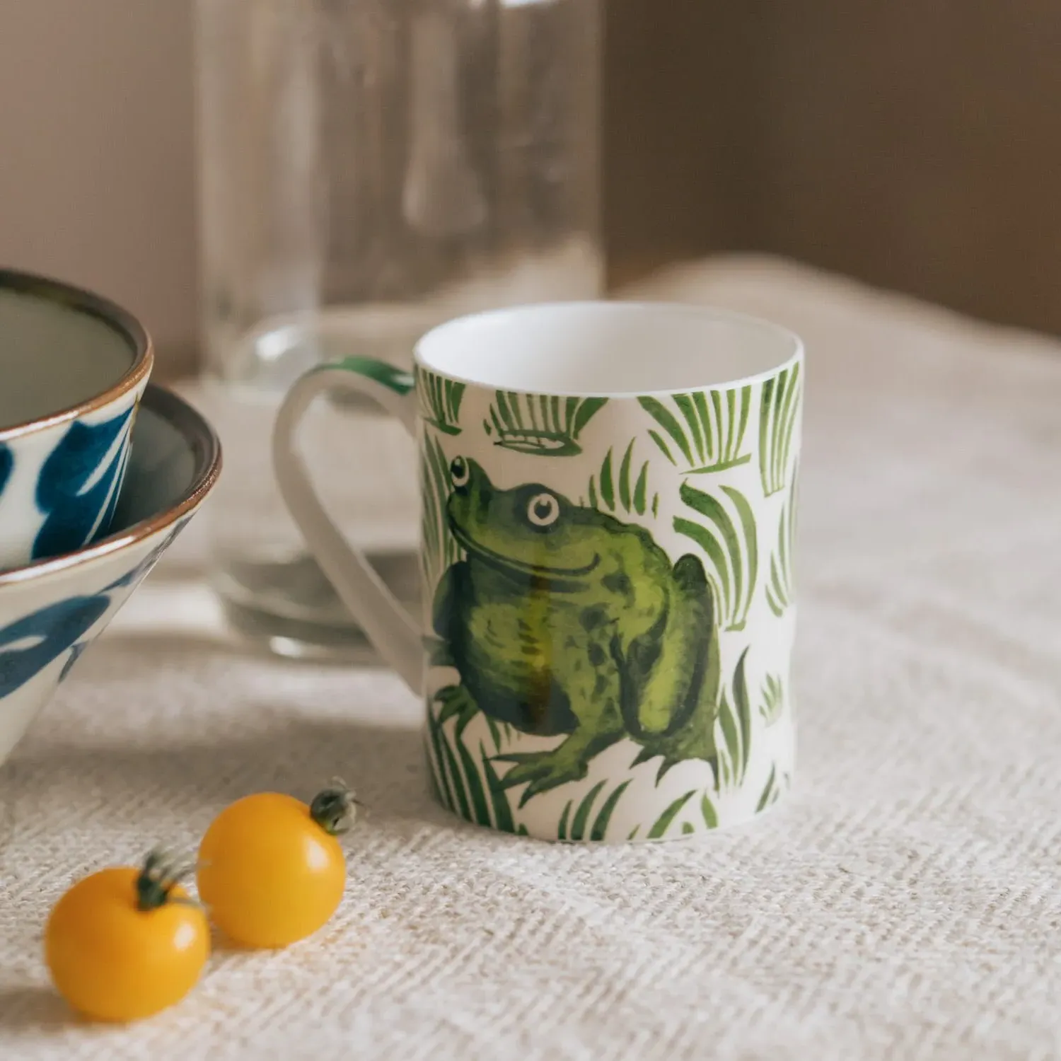 William De Morgan Frog Mug - Fine Bone China image