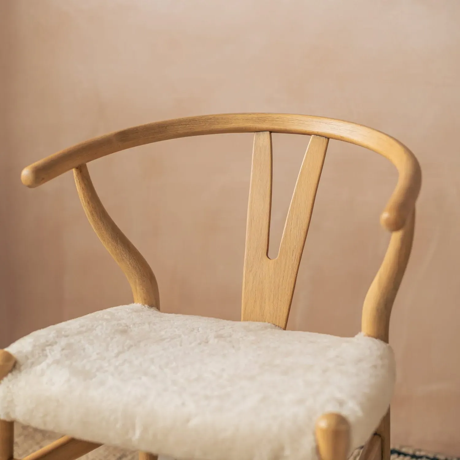 Wishbone Chair - Natural, Wool